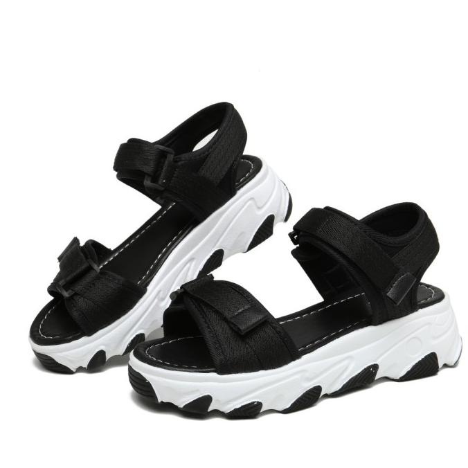 PVN Micha Sandal Wanita Black Cream 241