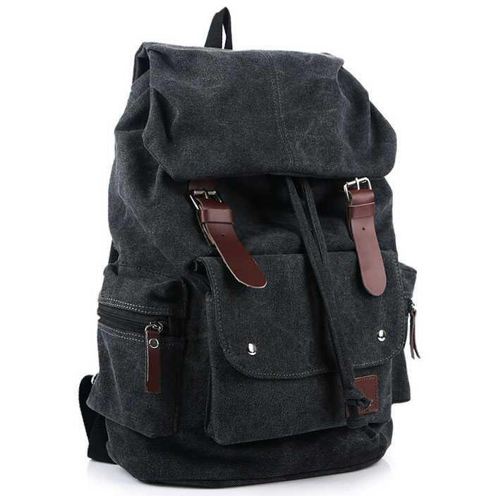 FULARUISHI Tas Ransel Canvas Retro Vintage - Y-0208