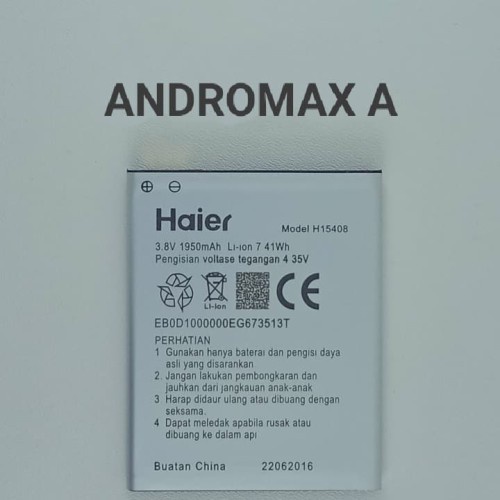 [GARANSI SATU TAHUN] BATERAI ANDROMAX A ORIGINAL 100%