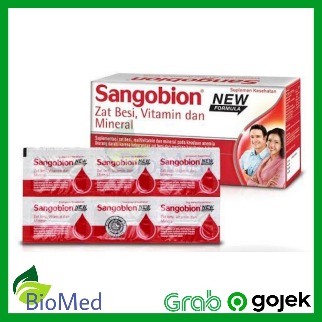 SANGOBION KAPSUL - Multivitamin Suplemen Tambah Darah