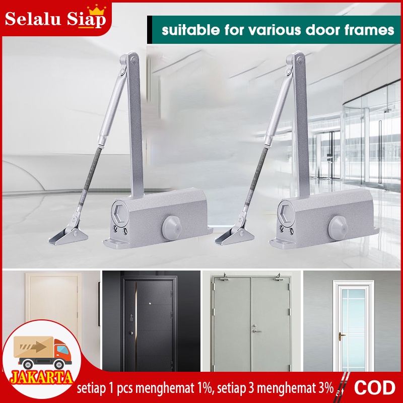 Alat Penutup Pintu Otomatis DOOR CLOSER Automatic Perlengkapan Tutup Pintu Kantor Kamar Matic Hold