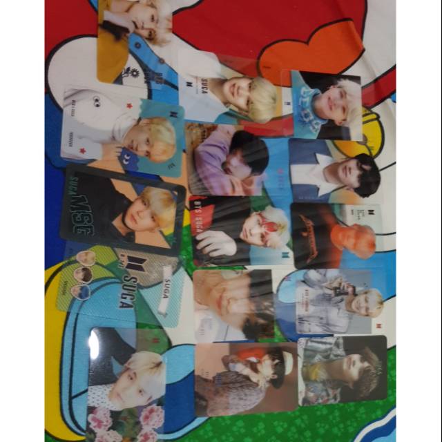 Transparan / Transparent PC (Photocard) Korean Import Stuff BTS SUGA