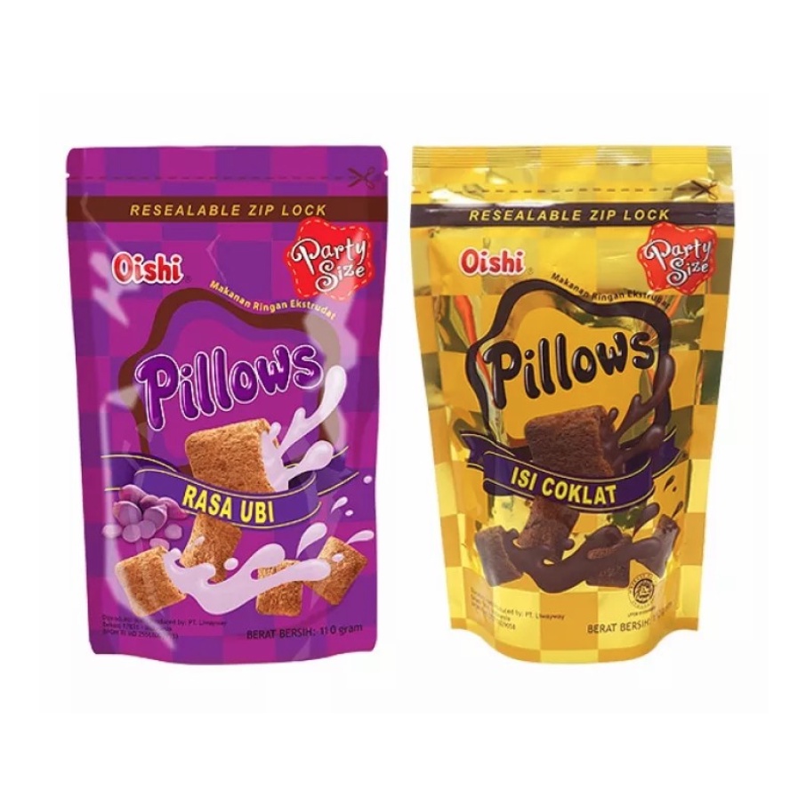 

Oishi Pillows Coklat / Ubi 110 gram