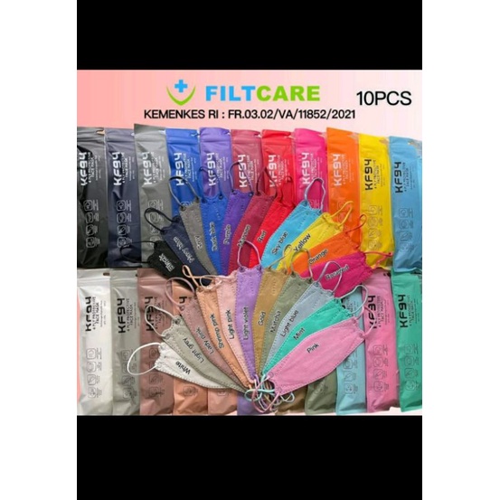 Jual Masker Kf Ply Careion Warna Isi Pcs Shopee Indonesia