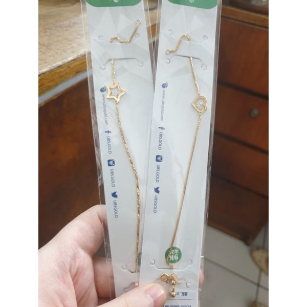 gelang serut tulisan love hwt emas asli 420 plat fashion korea murah