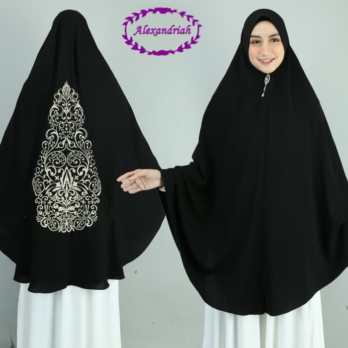 Cadar Tali Kerut/Rempel OI410 Perlengkapan Haji Dan Umroh Jilbab Syar'I Instan Jumbo Terbaru
