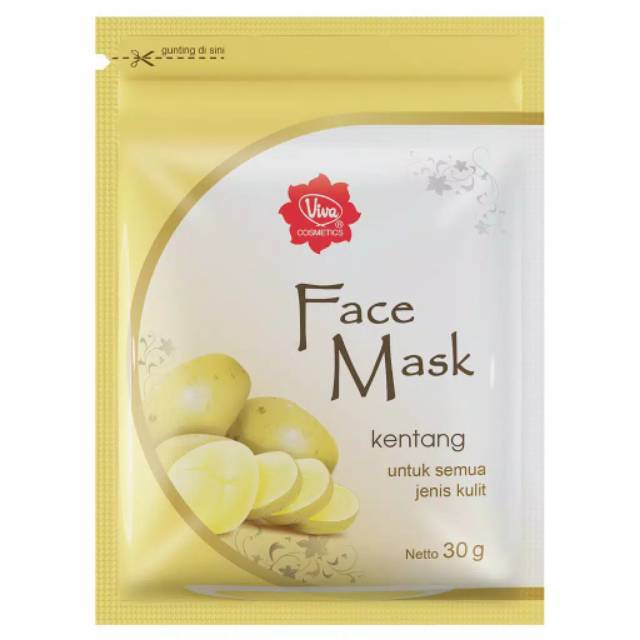 Viva Face Mask Kentang 30gr Viva Masker Wajah Indonesia