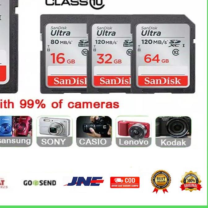 ☋ MEMORI KAMERA MEMORY CAMERA DSLR SDHC 16GB 32 Gb SDCARD SD CARD CLASS 10 ✩