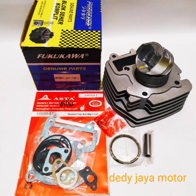 Blok seher komplit + paking top set jupiter z fukukawa genuine parts original