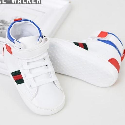 SEPATU BAYI COWOK BRANDED PREWALKER 0-18 BULAN S1046 - 6-9 BULAN