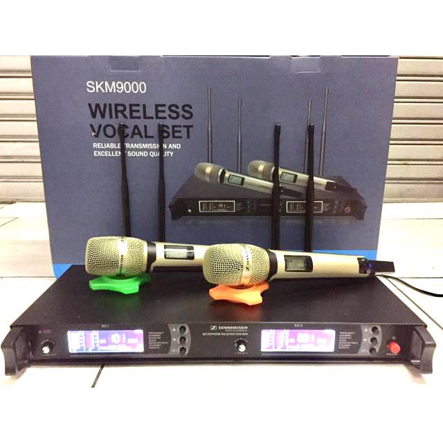 SKM 9000 MIC SENNHEISER SKM 9000 4 ANTENA FREQUENCY UHF SKM9000