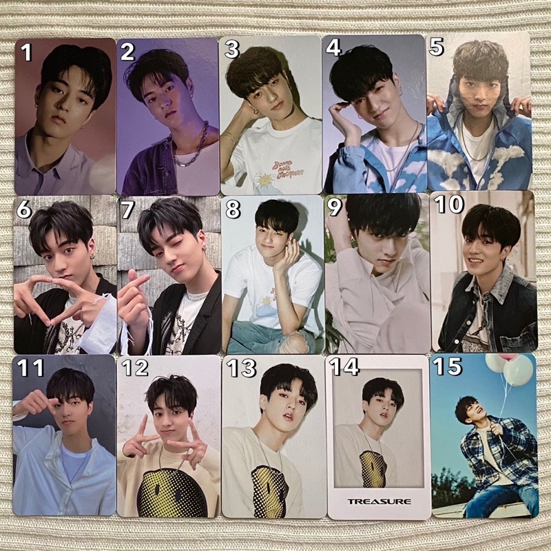 Haruto Treasure Official Photocard TFS The First Step Chapter 1 2 3 FA ch1 ch2 ch3 Concept Selca Whi