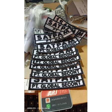 Nama Timbul Satuan 3D