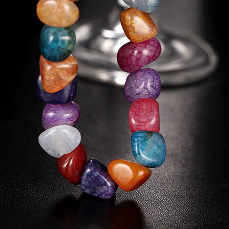 Gelang Manik-Manik Batu Kristal Warna Kuning