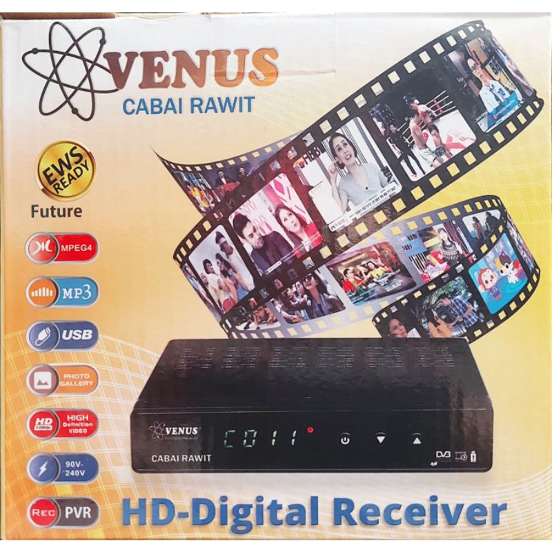 STB VENUS Set to box dvbt2 antena digital venus cabai rawit Full hd