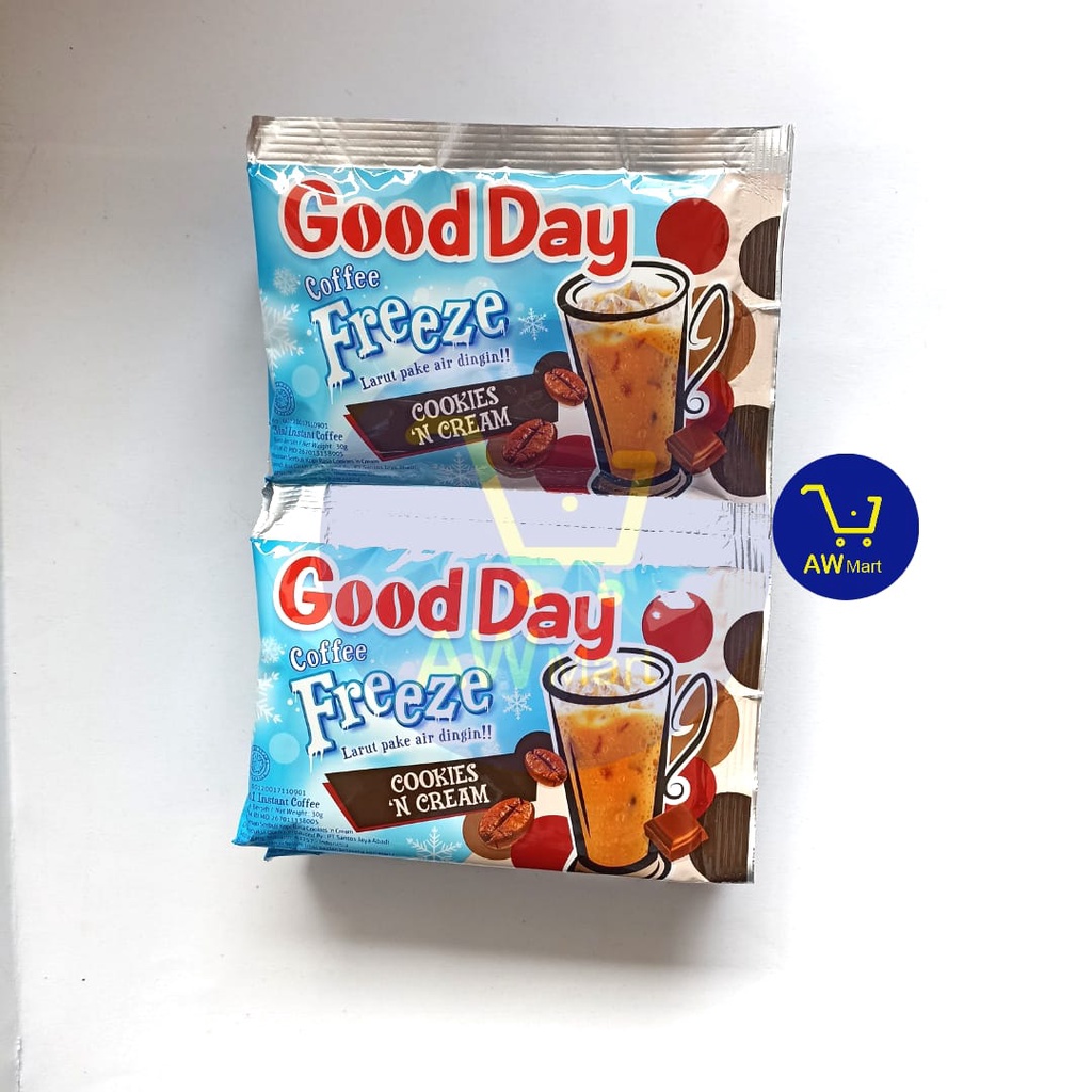 GOOD DAY MOCAFRIO (10'S X 30GR) - GOOD DAY MOCACINNO (10'S X 20GR) - GOOD DAY CAPPUCCINO (10'S X 25GR)SACHET RENCENG