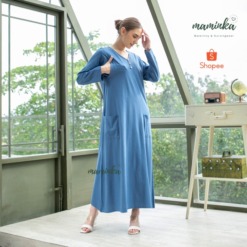 DENA DRESS BUSUI FRIENDLY BY MAMINKA