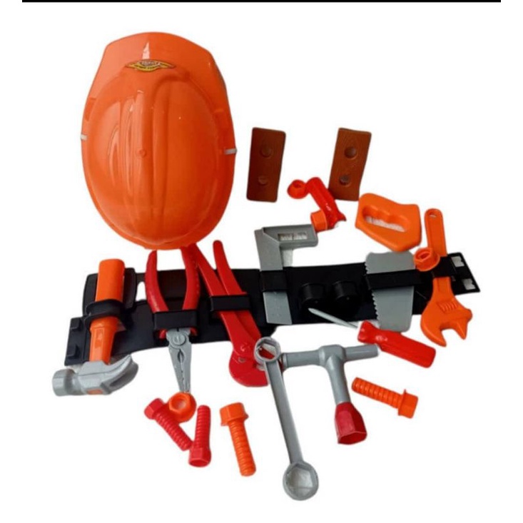 Mainan Tools Set Alat Pertukangan Alat Tukang
