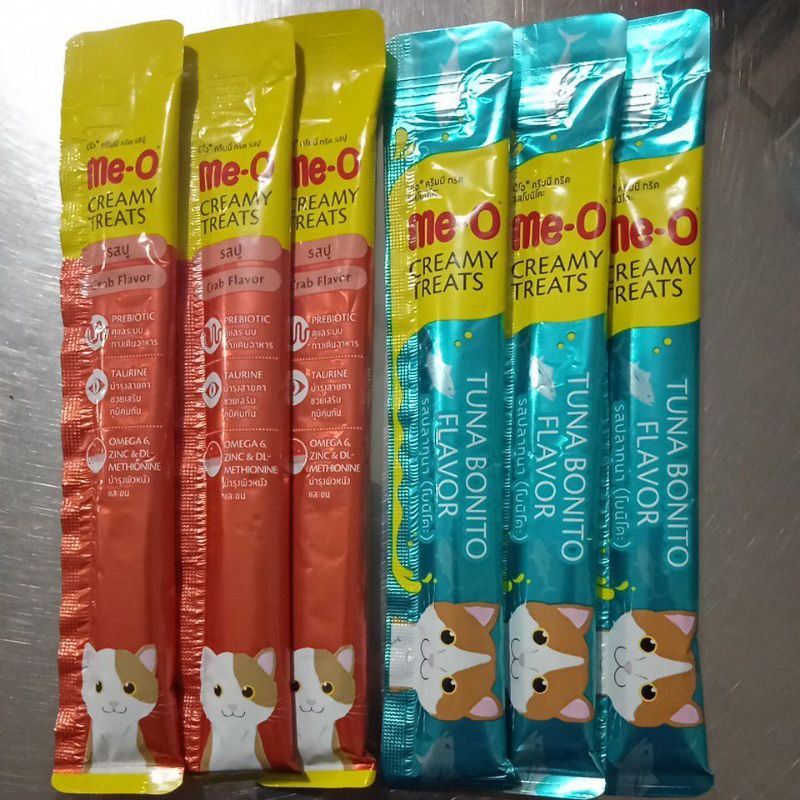 Snack Kucing Meo Creamy 15gr/1 Sachet Meo Liquid