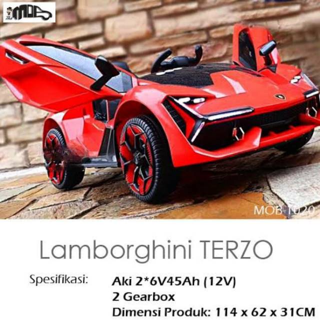  MOBIL  AKI  ANAK LAMBORGHINI  TERZO MOB 10200 Shopee Indonesia