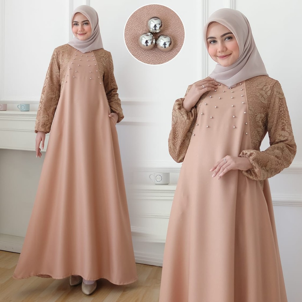 HOPYLOVY - Gamis Maxi Dress Casual Ayyu