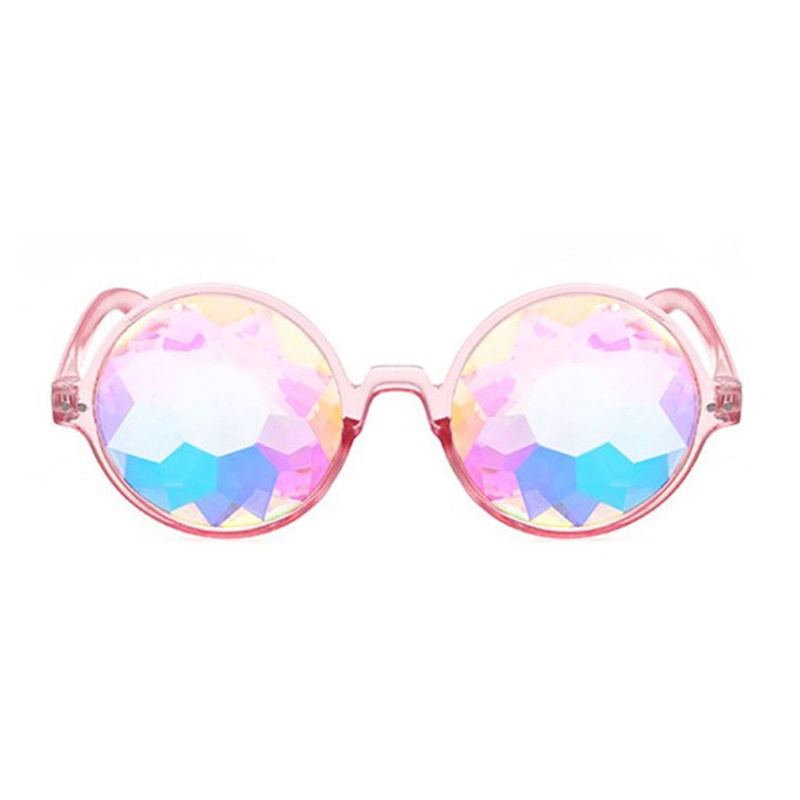 Mary Funny Kaleidoscope Rainbow Light Sunglasses Kostum Pesta &amp; Properti Panggung Foto