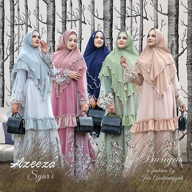 Azeeza syar'i by bungasfashion
