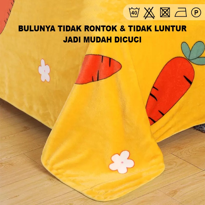 Selimut Lembut Bahan Polyester Selimut Karakter Anak Selimut Dewasa Ukuran 125cm X 175cm High Quality Selimut Murah Berkualitas - HK300