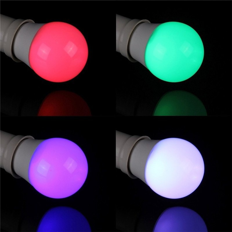 BONDA Lampu Bohlam RGB dengan Remote Control E27 3W B2 White Grab Medan