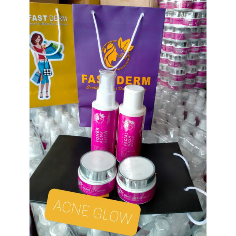 FAST DERM SKINCARE ORIGINAL BPOM ,ACNE GLOWING