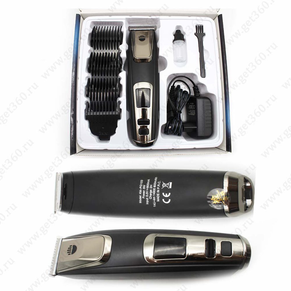 Kemei KM PG 103 Alat Cukur Rambut Rechargeble Clipper Charger For Dewasa Dan Baby