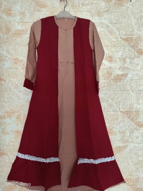 Gamis anak tanggung sabiyan diskon ..75000-65000