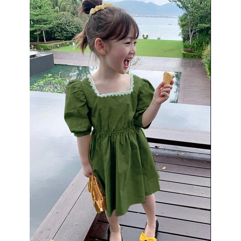 Amspro Dress anak perempuan pakaian anak perempuan Dress Kyra