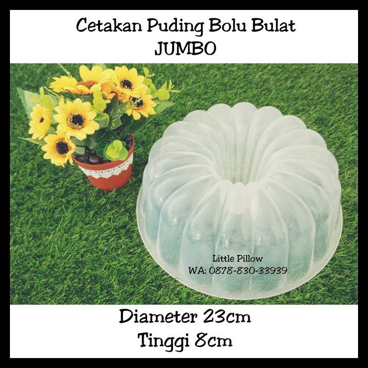 Cetakan Puding Art Bolu Bulat JUMBO/cetakan bolu kukus/cetakan agar