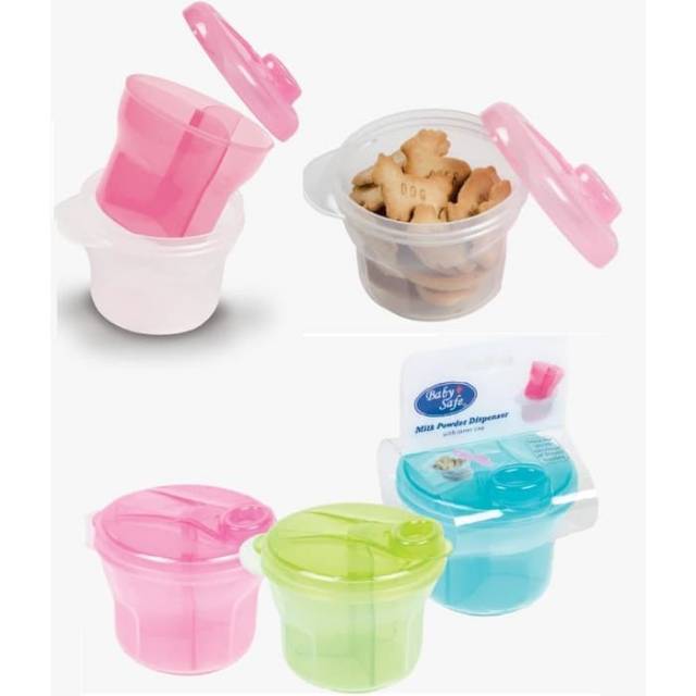 BABYSAFE Milk Powder Container Tempat Susu Bubuk Snack Bayi Baby Safe Food Container