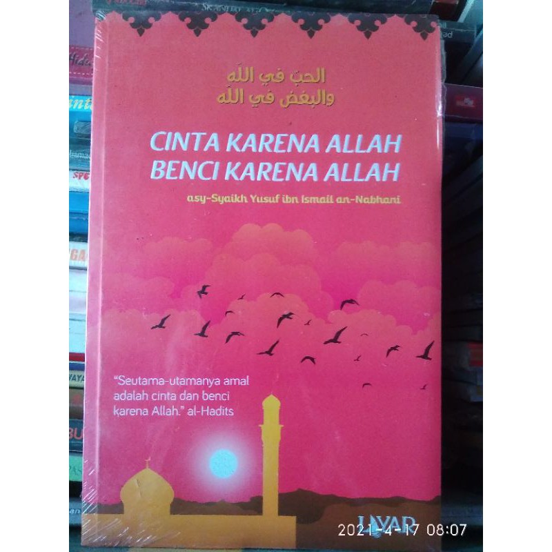 buku CINTA KARENA ALLAH, BENCI KARENA ALLAH - ori