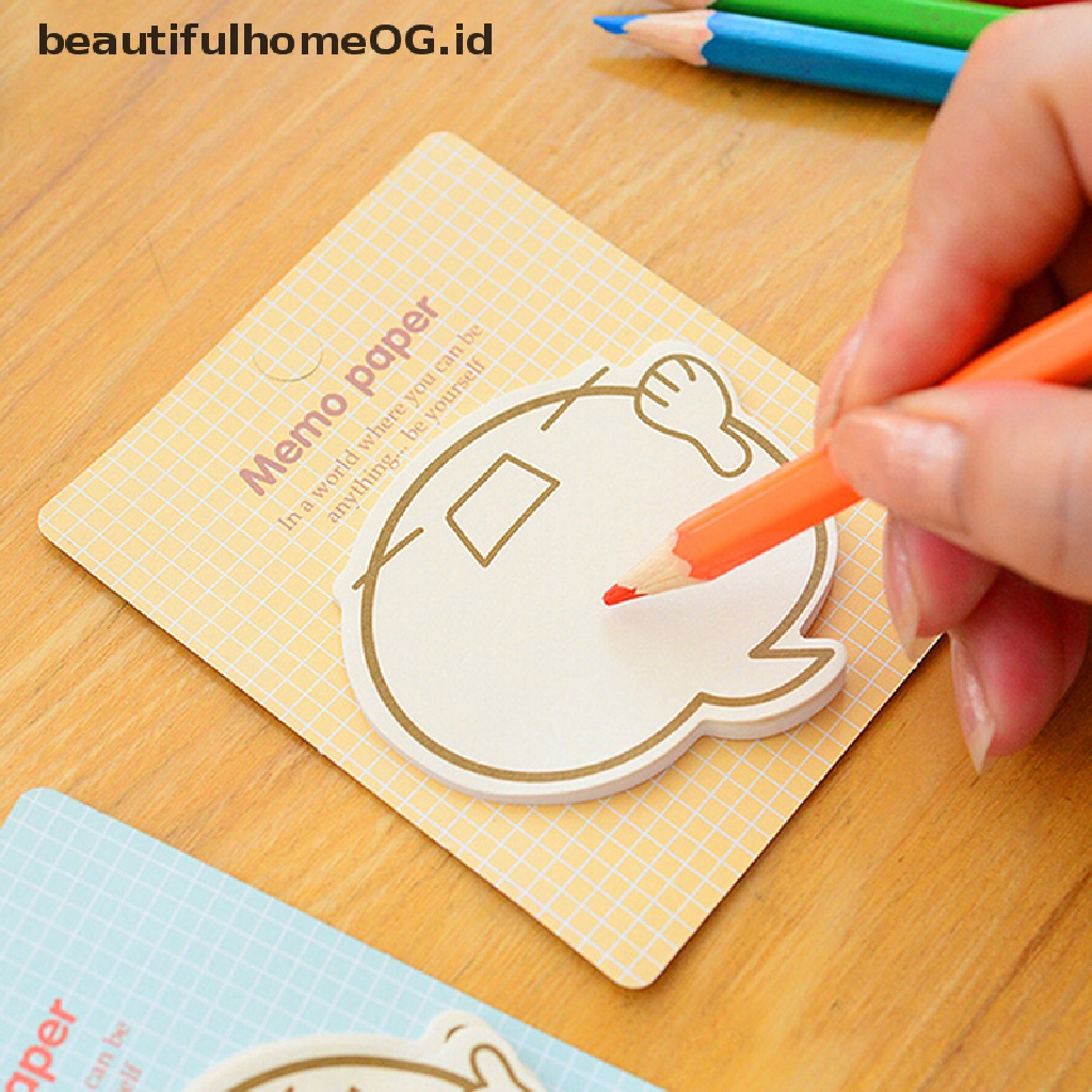 1 Pc Stiker Memo Sticky Note Untuk Perlengkapan Kantor 1pc Sticky Notesmemopost It Desain Kartun Lucu Imut Multi Warna Untuk Perlengkapan Kantorsekolah