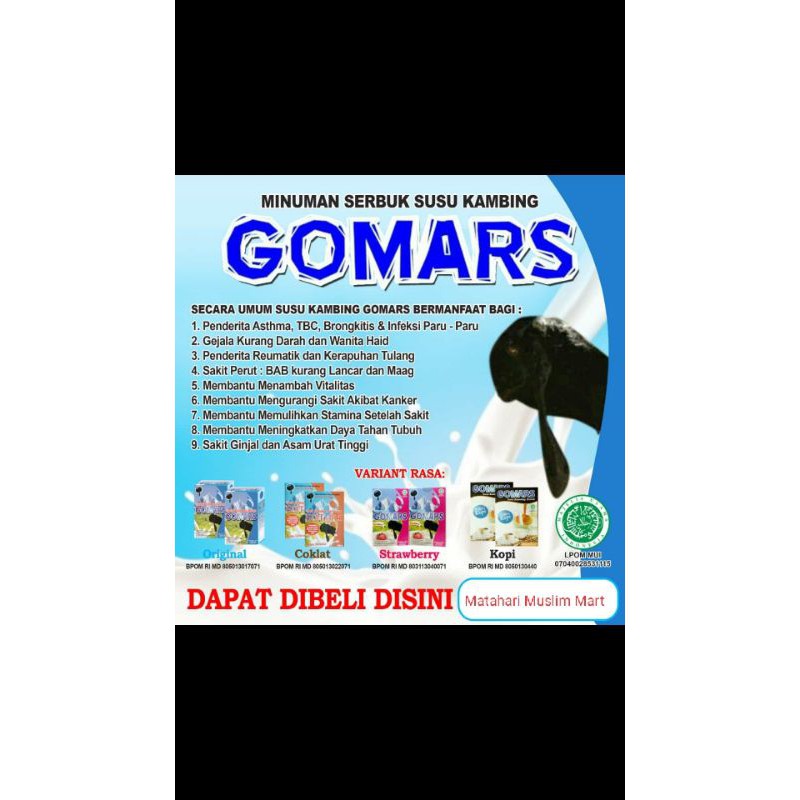 

Susu Kambing Gomars