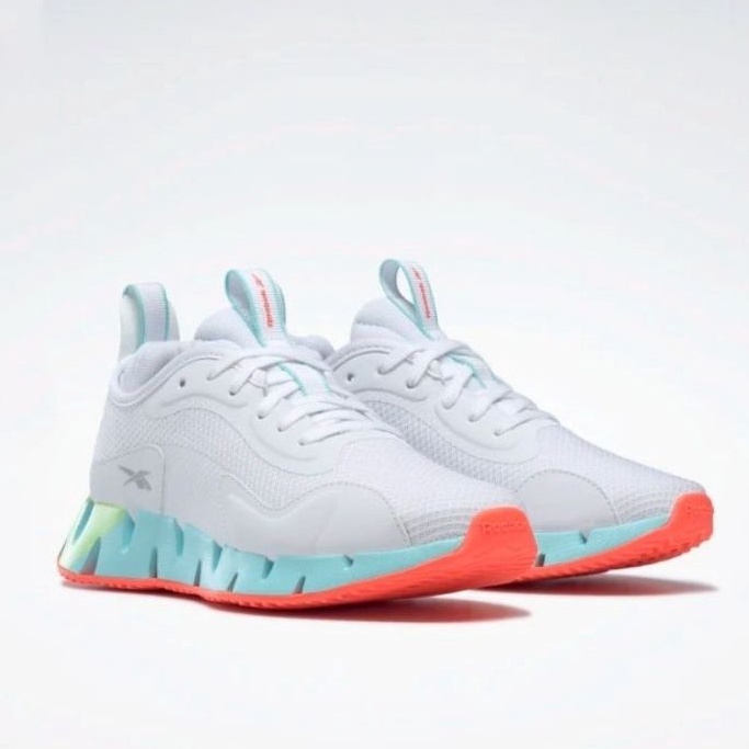Reebok Zig Dynamica White Digital Glow High Premium Original