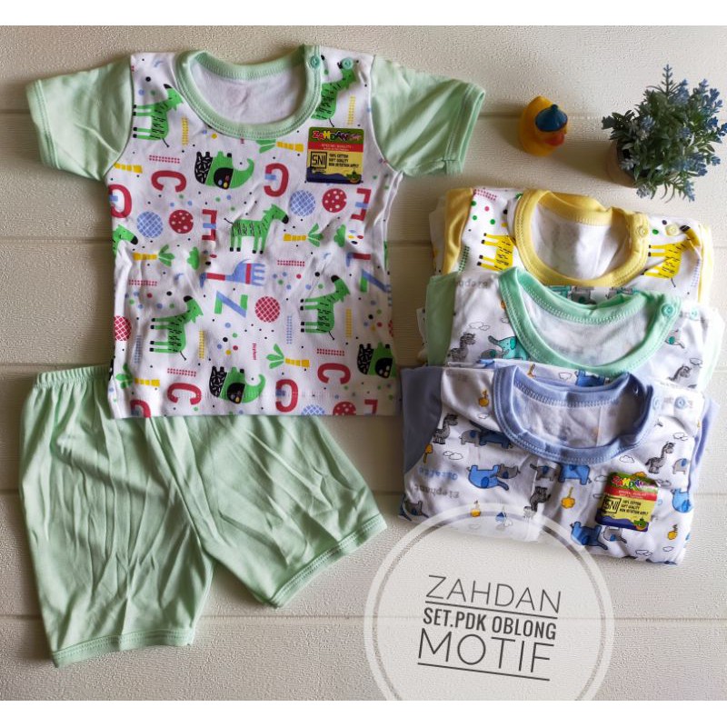 Set.Pendek Oblong 6pcs Zahdan