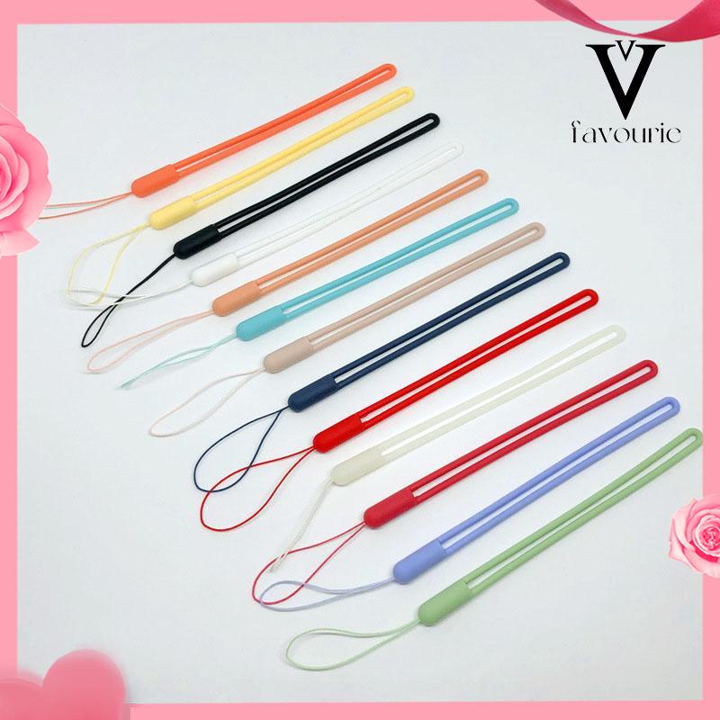 [COD]8 warna lanyard silikon cair untuk oppo vivo iphone samsung redmi xiaomi huawei poco case lanyard-FA