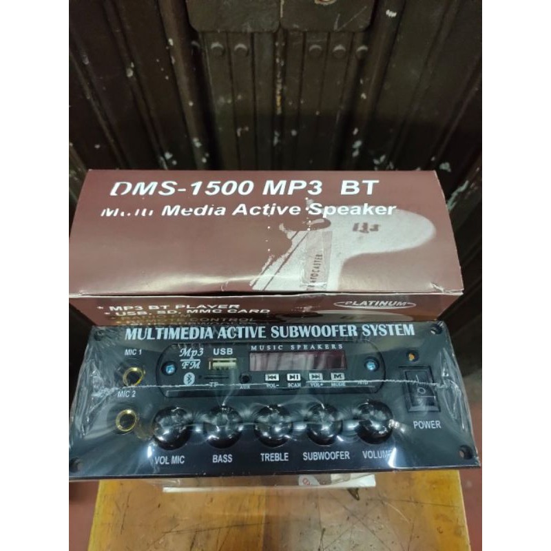 Kit Power Amplifier DMS 1500 MP3 BLUETOOTH