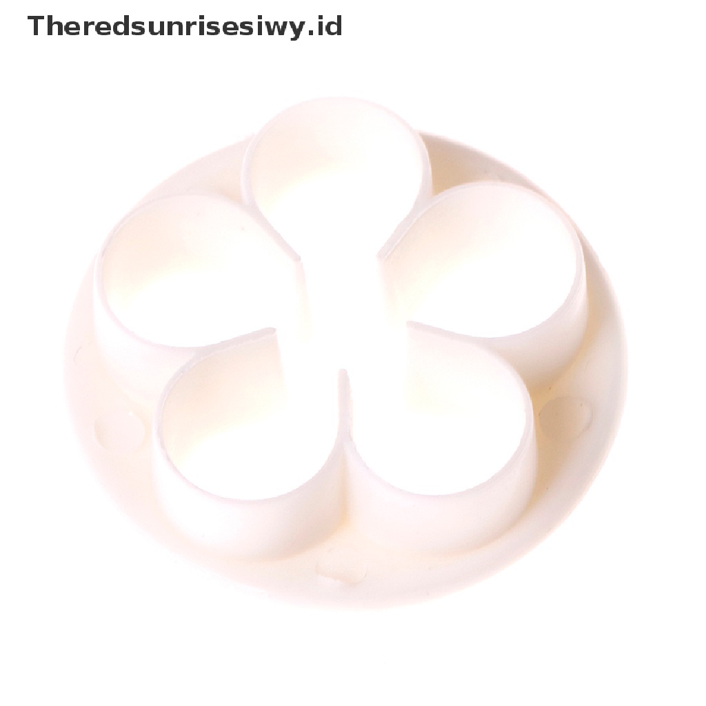 # Alat Rumah Tangga # 4pcs Cetakan Pemotong Adonan Kue Fondant Desain Bunga Rose Untuk Sugarcraft