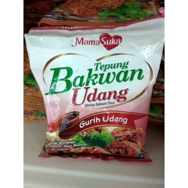 

Mama Suka Tepung Bakwan Udang Gurih Udang 180 Gram