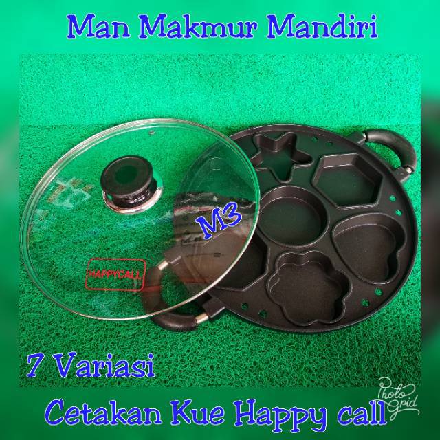 Cetakan kue cubit teflon  7 bariasi