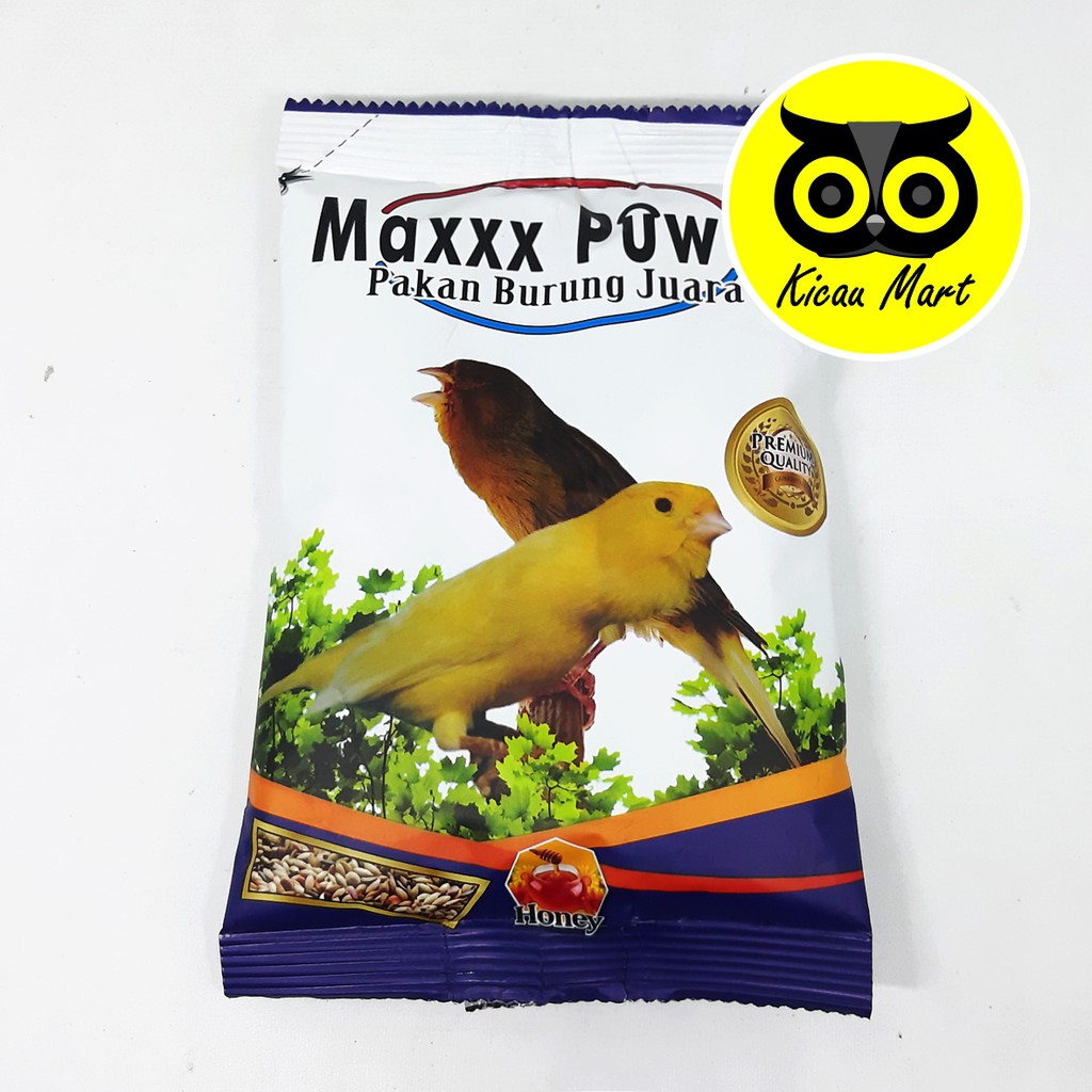 PAKAN MAKANAN HARIAN DAILY BURUNG KENARI MILLET MILET MAXXX POWER KEMASAN PLASTIK PKNBRMP