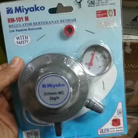 Regulator Miyako 101 M RM 101 M Regulator + meter kompor gas miyako 101 kepala gas kompor LPG