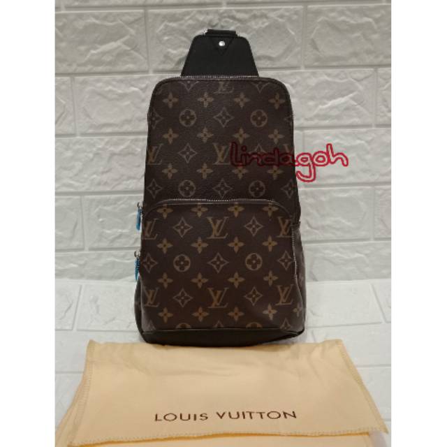 Tas slingbag lv avenue mono bodybag kualitas mirror