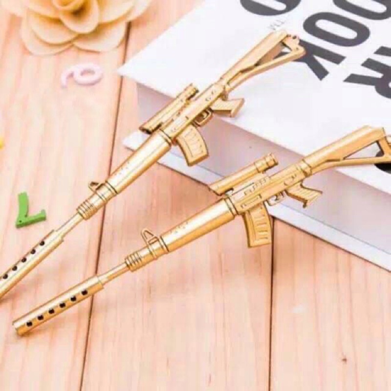 【Shero】Pulpen pistol motif lucu imut / bolpen gel karakter