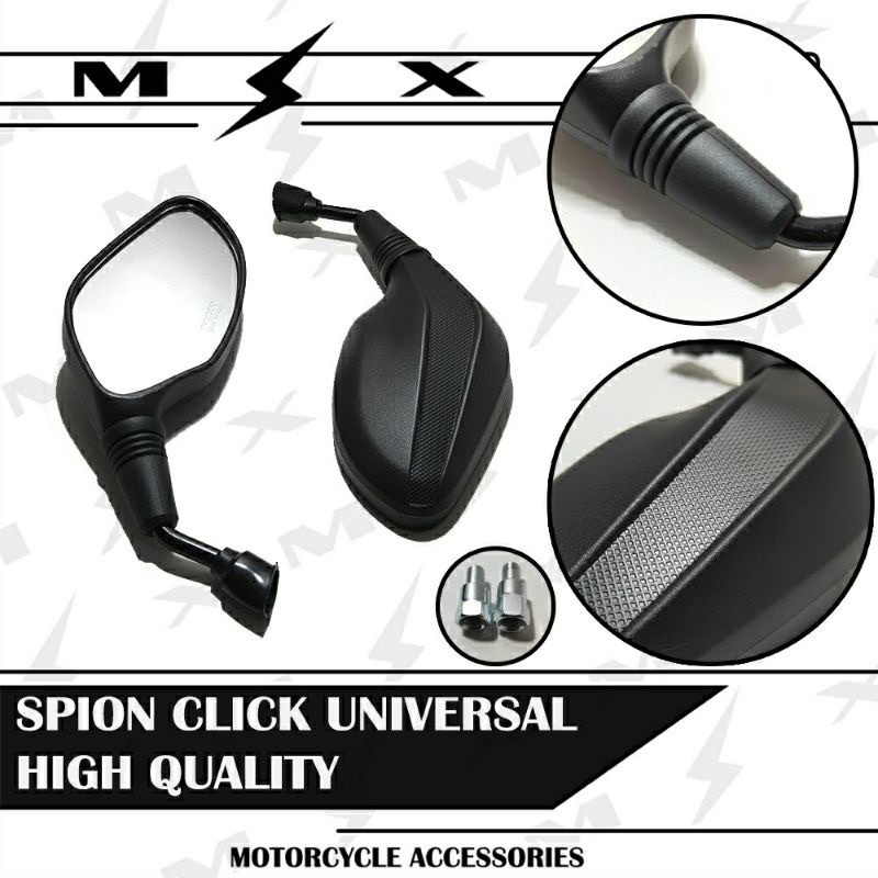 Spion Click Thailand Vario 125 Vario 150 PCX 150 NMAX AEROX LEXI ADV BeaT Fino Scoopy mio Sepion harga SEPASANG KANAN KIRI UNIVERSAL PNP SPION CLIK